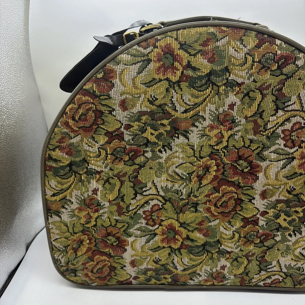 Vintage Firenze Floral Tapestry Garment Bag